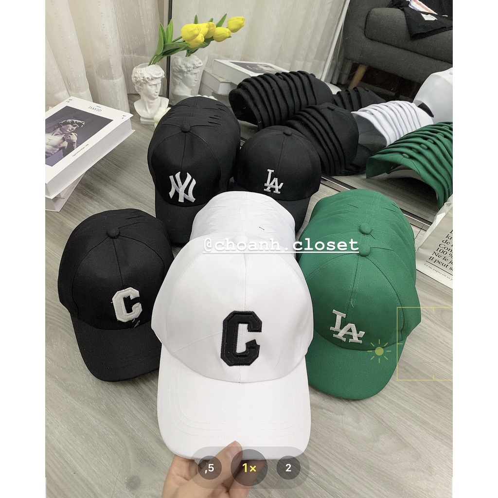 Mũ lưỡi trai nam nữ đa dạng họa tiết thêu chữ, Nón lưỡi trai kiểu dáng ulzzang form unisex nam nữ