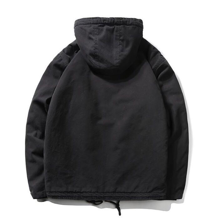 Áo khoác nam có mũ lót lông cừu AK998, áo khoác nam kaki dày Đức Sport | BigBuy360 - bigbuy360.vn