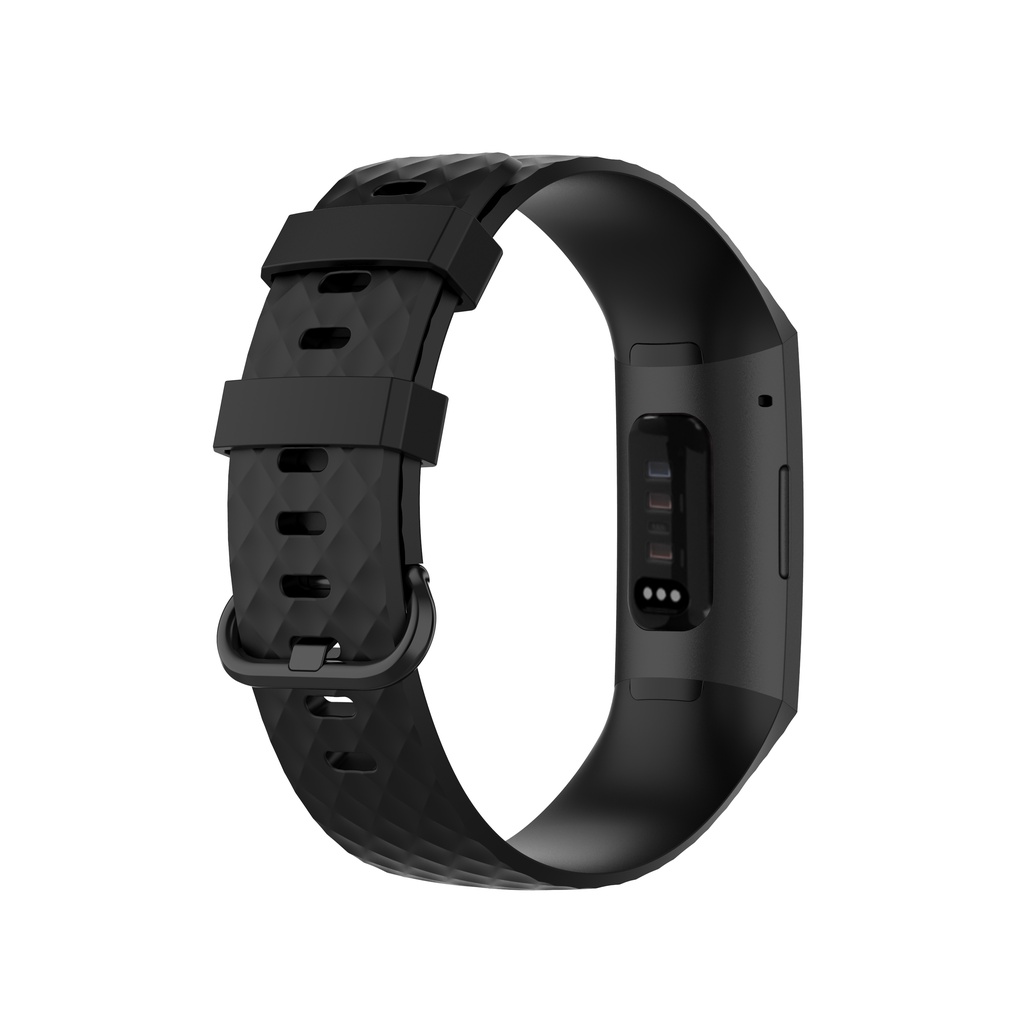 Dây đeo silicon mềm dành cho đồng hồ thông minh Fitbit Charge 3 4 Se