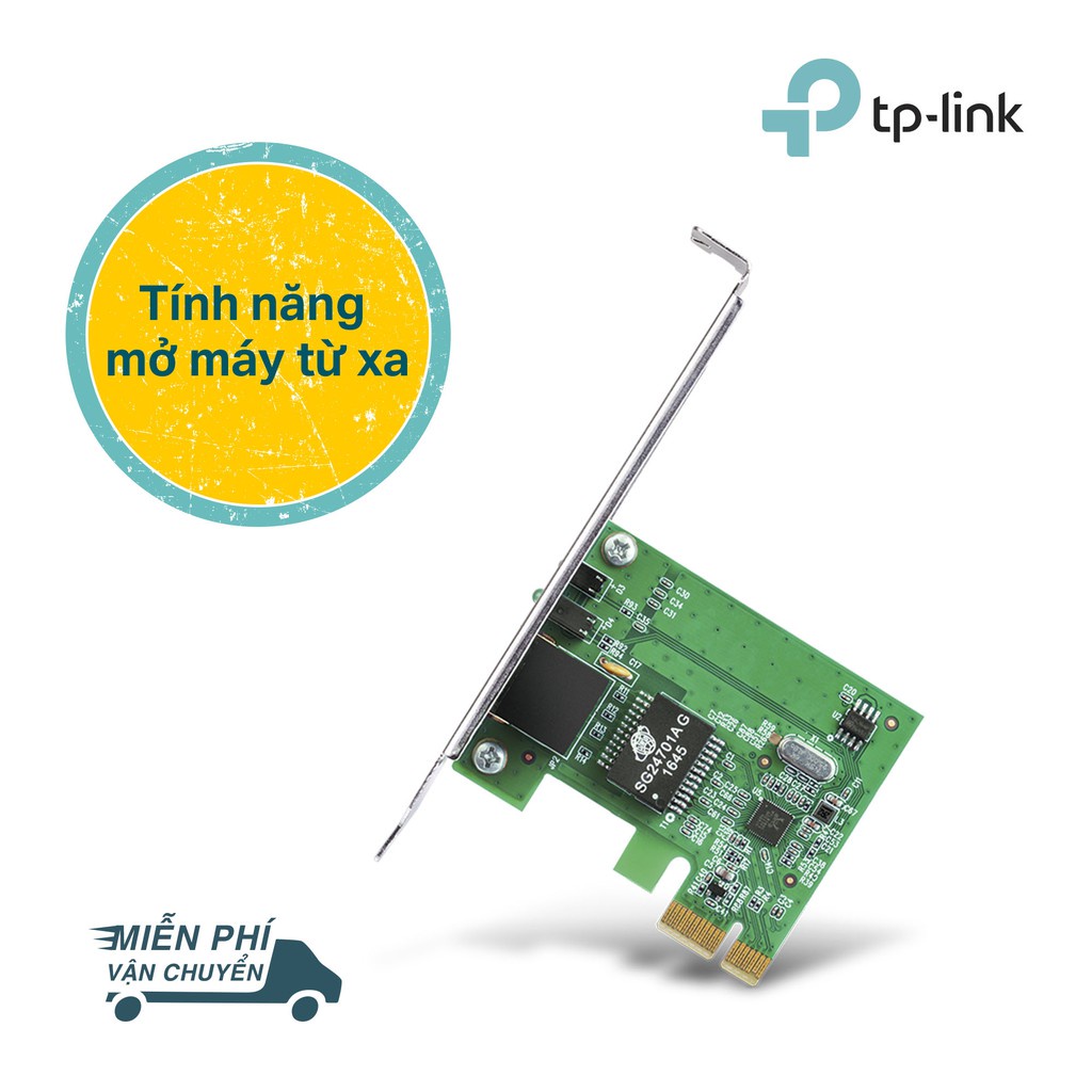 Card mạng lan Card PCI Express to Lan 1000Mbps Gigabit Ethernet RJ-45 TP-Link TG-3468 Hàng chính hãng