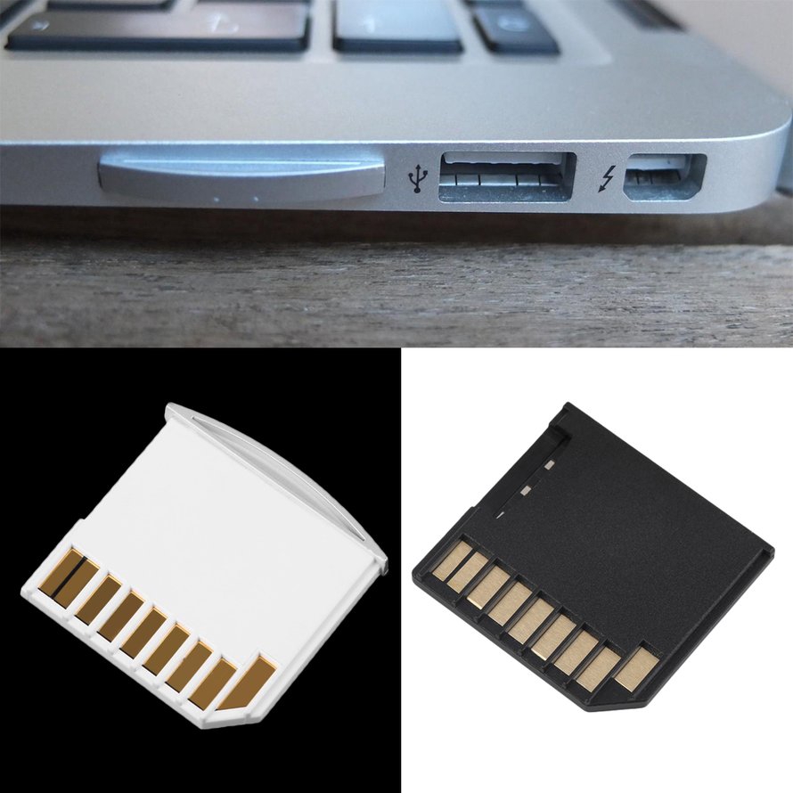 Bộ chuyển đổi thẻ nhớ TF kỹ thuật số bảo vệ cho laptop táo tiện dụng