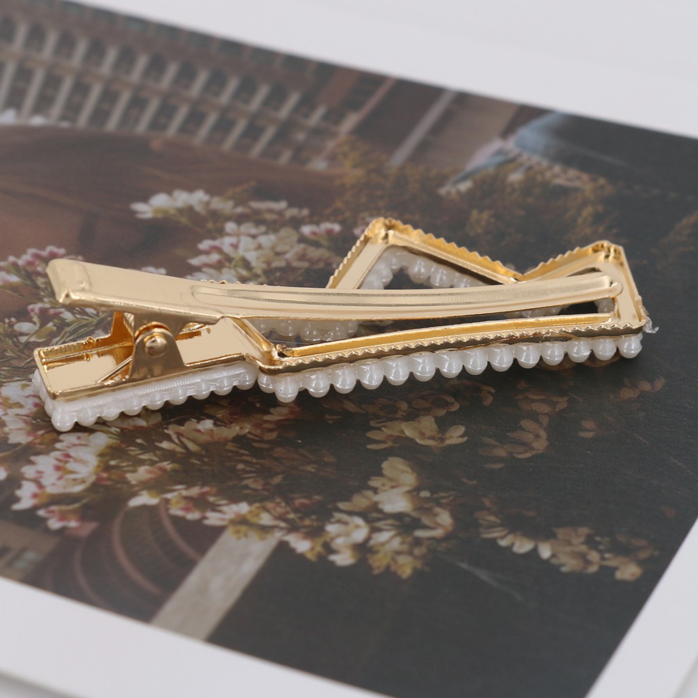 Kẹp tóc ngọc trai thanh lịch cho nữ