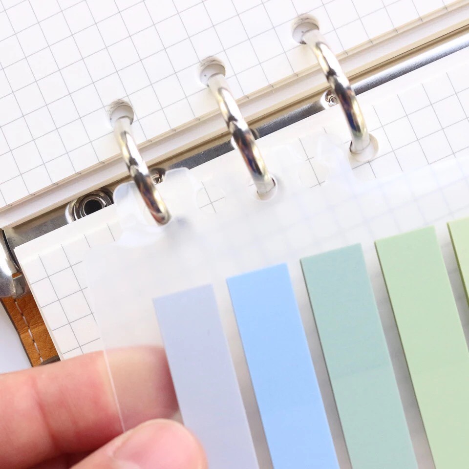 Bộ 200 Tờ Giấy Nhớ Đánh Dấu Trang Morandi Color Index