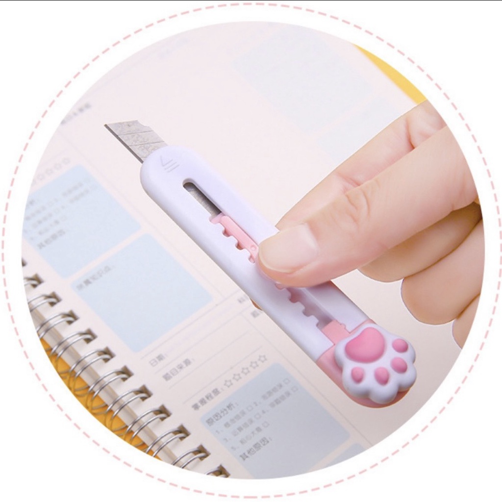 [Stationery] Dao rọc giấy cắt giấy cầm tay mini họa tiết đáng yêu nhỏ gọn tiện dụng siêu dễ thương