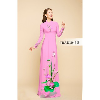 [NEW] VẢI MAY ÁO DÀI IN HOA SEN