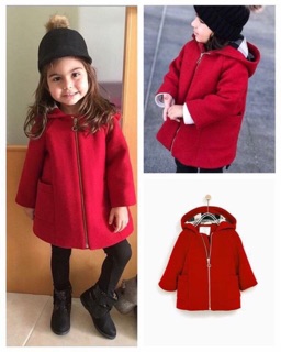 Áo dạ zara bé gái