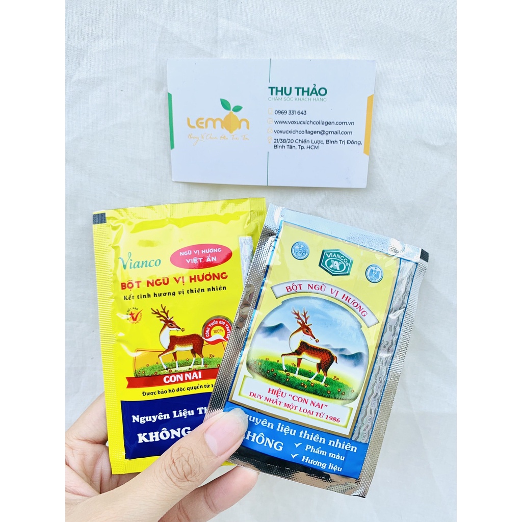 Combo 10 gói Bột Ngũ vị hương hiệu Con Nai VIANCO