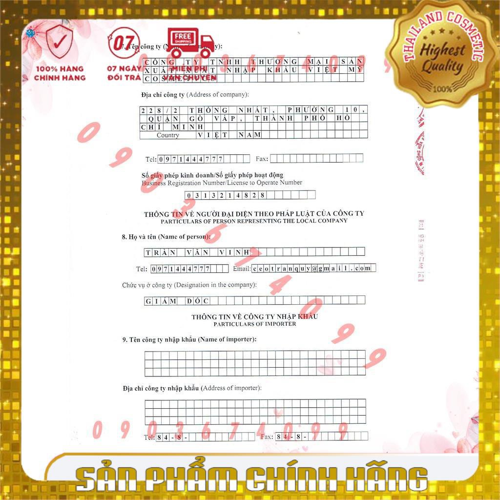 Gel rửa tay 300ml Detox Blanc