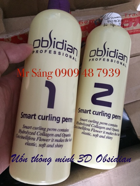 Thuốc uốn 3D Obsidian Smart Curling Perm 500ml/500ml