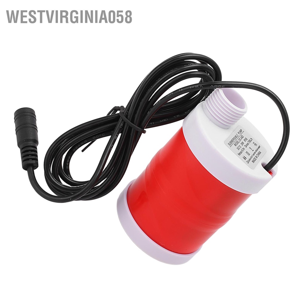 Có thể bán buôn Máy bơm chìm 6m Thang máy Xả DC Động cơ không chổi than 12V 20W 700L / h Tiếng ồn thấp cho gia đình Westvirginia058 Hàng giao ngay