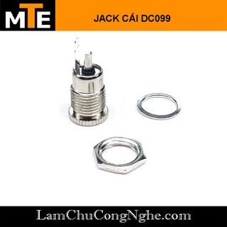 Jack nguồn DC 5.5×2.1 Cái Jack DC cái tròn DC-099