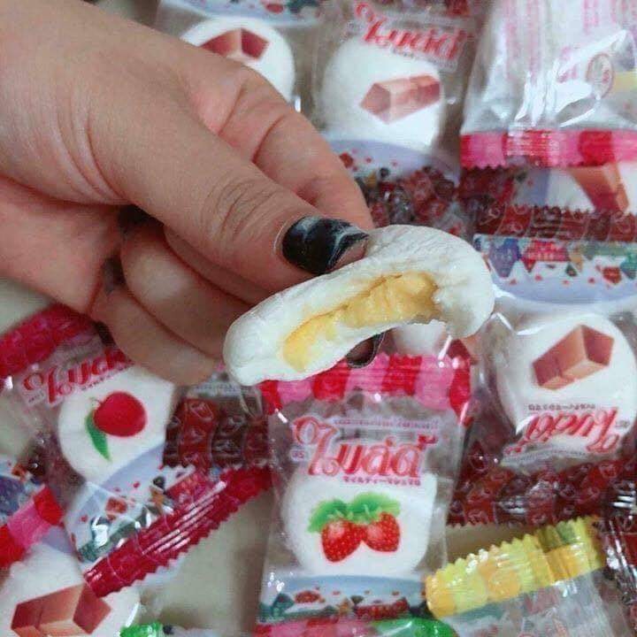 KẸO BÁNH BAO BÔNG GÒN CÓ NHÂN