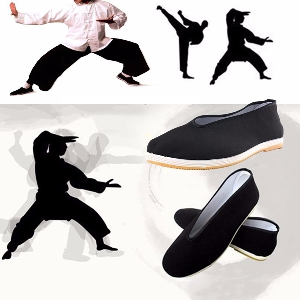 Giày Vải Cotton Kiểu Kung Fu Truyền Thống Trung Hoa Cá Tính