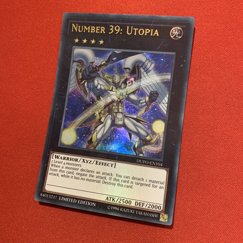 [EN-JP][Thẻ Bài Yugioh Chính Hãng] Number 39: Utopia