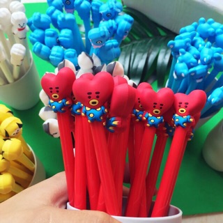 Bút nước đen - tím BT21 (BTS)