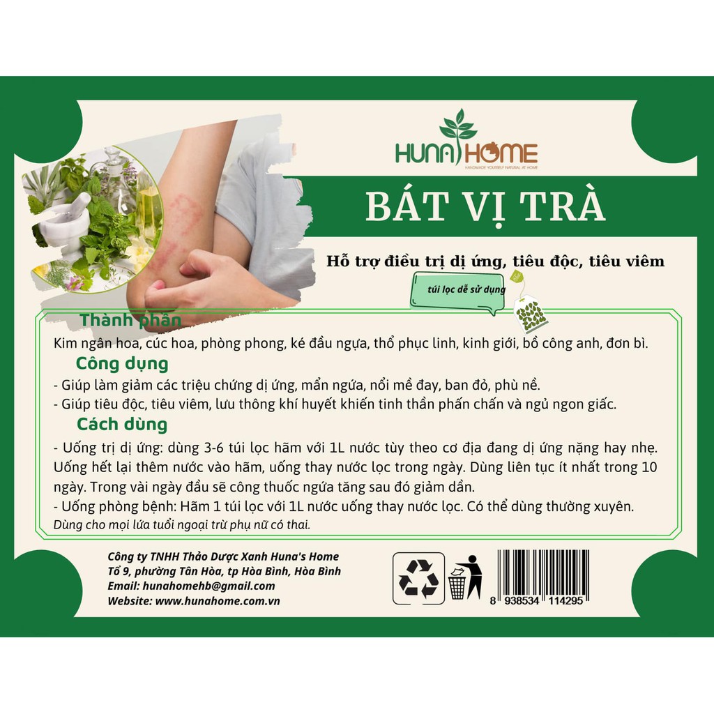 Trà bát vị lưu thông khí huyết, tinh thần phấn chấn, giấc ngủ an lành
