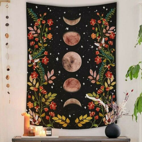 Thảm Treo Tường Trang Trí Hình Bầu Trời Sao 59x78in
