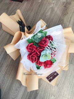 [Hannie Flower] Bó hoa sáp đỏ 10b