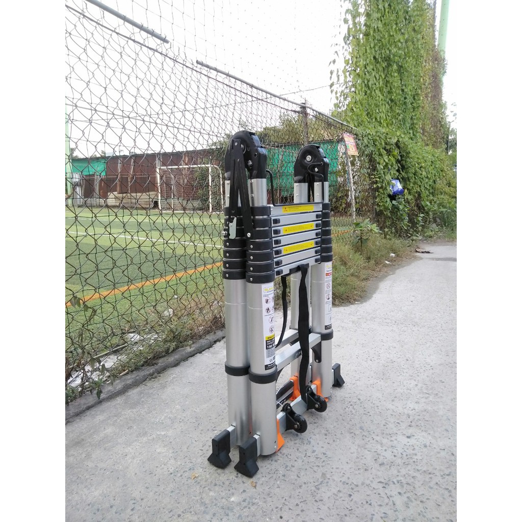 Thang nhôm rút đôi chữ A 5M  Sumika SK500D NEW