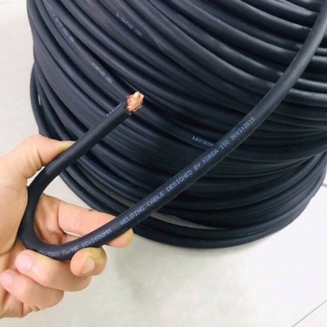 Dây hàn korea 16mm dùng cho máy hàn điện tử.Lõi đồng 3.5mm
