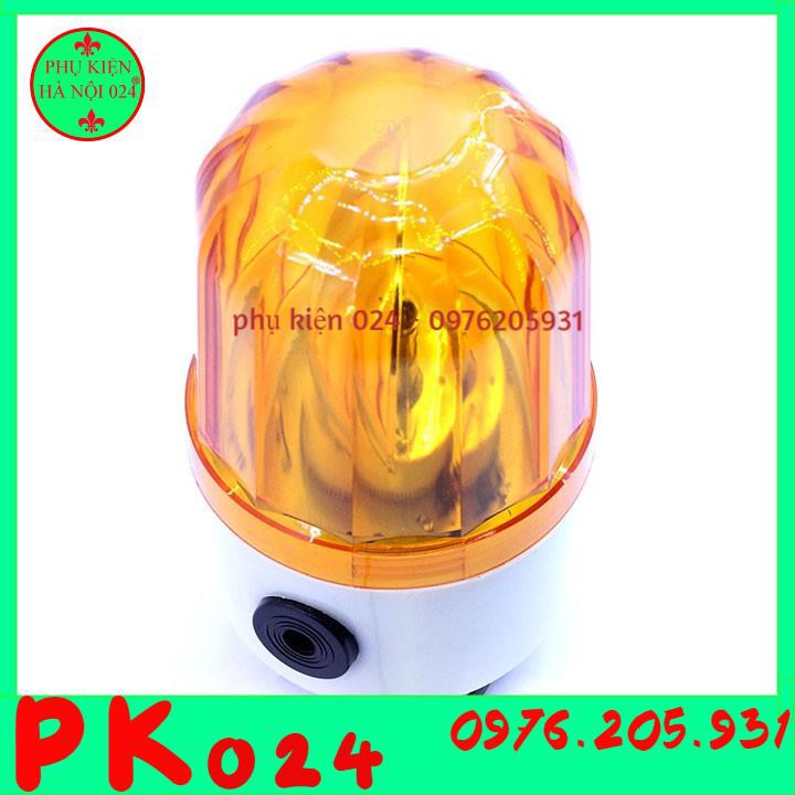 Đèn xoay cảnh báo, công trường, hiệu thuốc, xoay không còi hai màu đỏ vàng