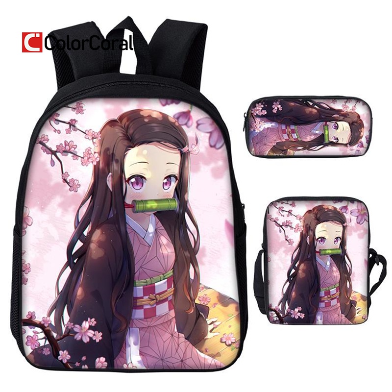 Ba Lô Học Sinh In Hình Nhân Vật Kamado Nezuko 2022