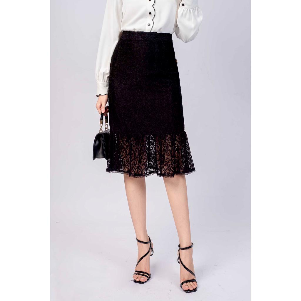 Chân váy ren, kiểu dáng đuôi cá MMOutfit M-JU000521080