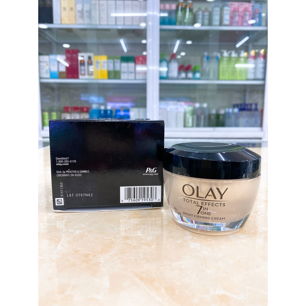 KEM DƯỠNG DA BAN ĐÊM OLAY TOTAL EFFECTS NIGHT USA 48G