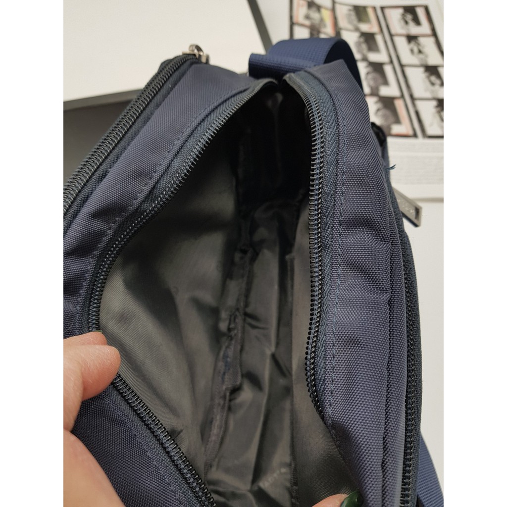 Túi đeo chéo nam vải dù khổ ngang nhiều ngăn size 18 nhiều màu DC131412 (ảnh thật) | BigBuy360 - bigbuy360.vn