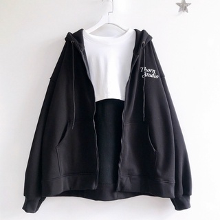 Áo khoác hoodie nam nữ , áo khoác dây kéo có nón rộng in young basic unisex