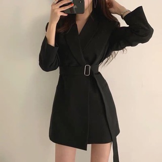 ĐẦM VEST KÈM BELT (KÈM HÌNH THẬT)