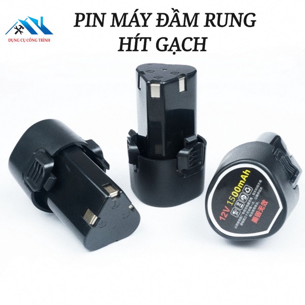 Pin máy đầm rung ốp lát gạch chuyên dụng cho xây dựng và thi công
