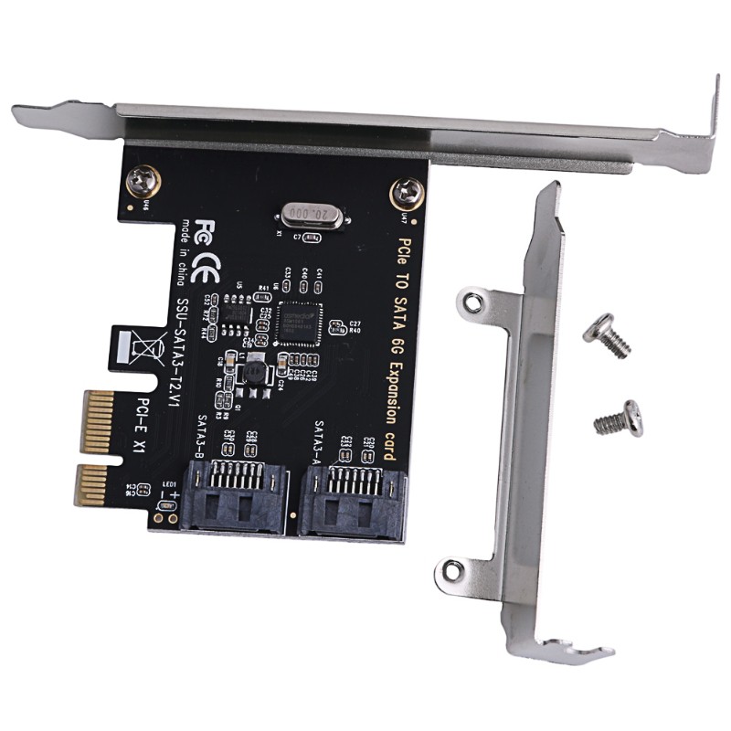 Card mở rộng PCIE PCI từ 2 cổng SATA III 6G