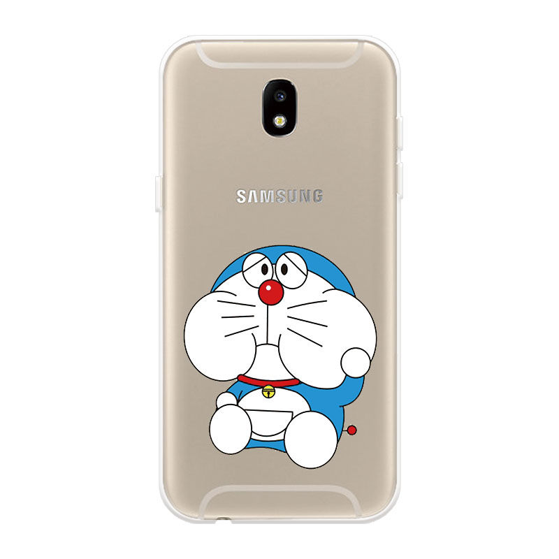 Ốp Lưng Samsung Galaxy J3 Pro J5 Pro J7 Pro 2017 TPU mềm Case Doraemon Two