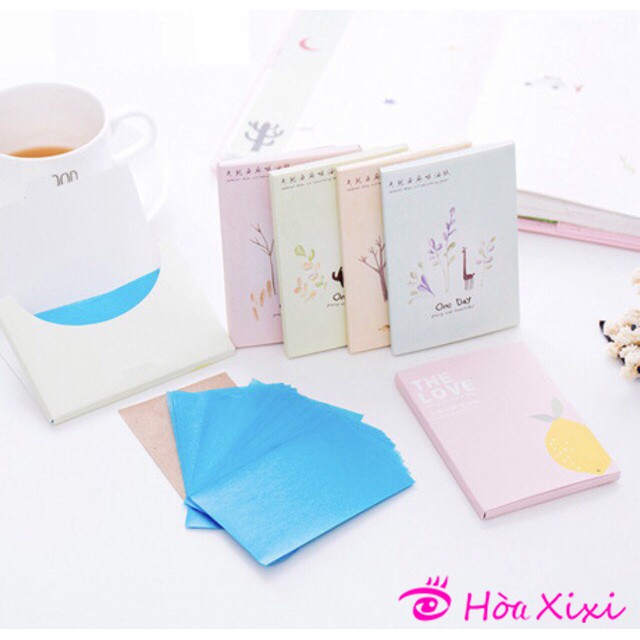 Giấy thấm dầu nội địa Trung 50 miếng