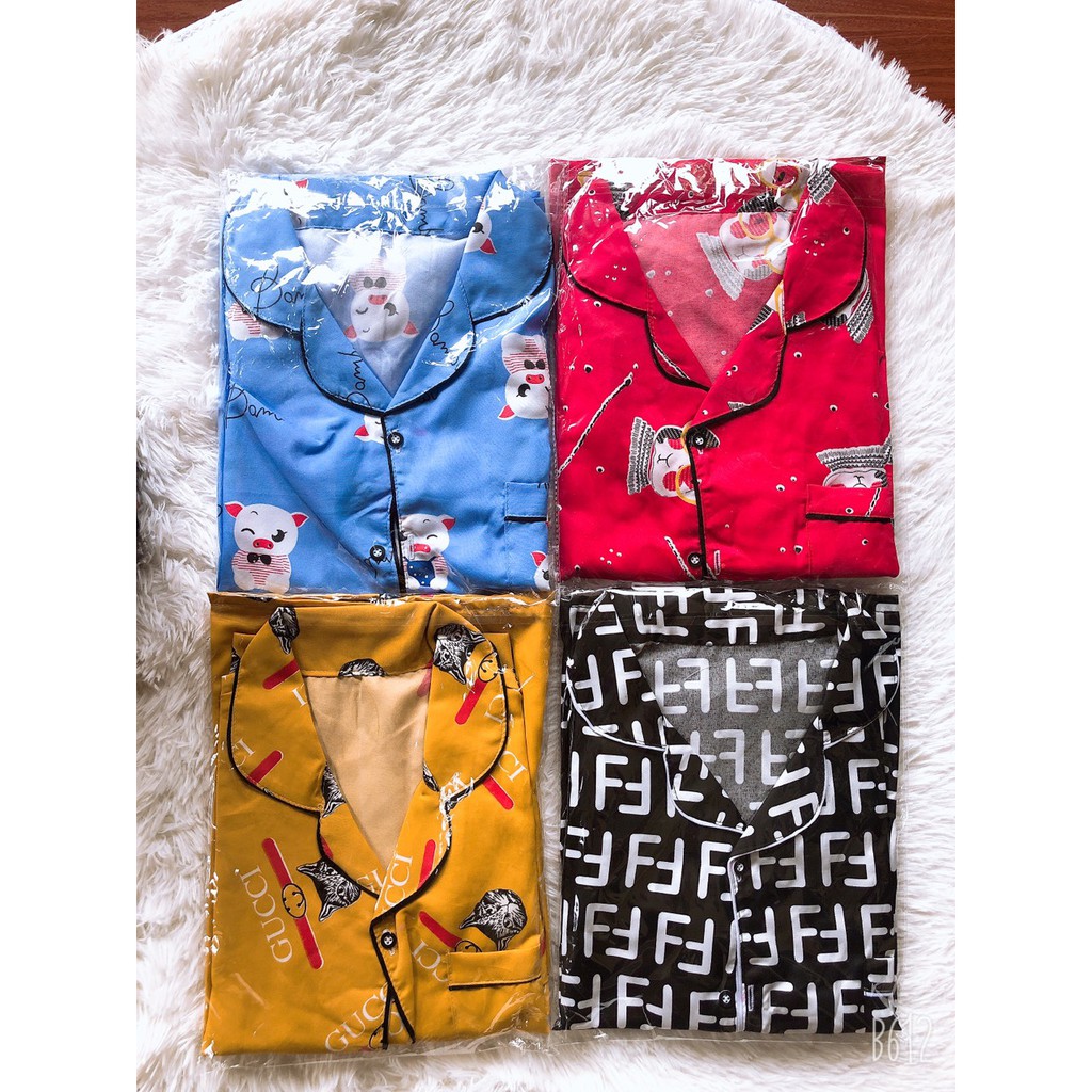 🌈Mẫu ngẫu nhiên🌈 Pizama Tay dài Quần Dài 42-57kg | BigBuy360 - bigbuy360.vn