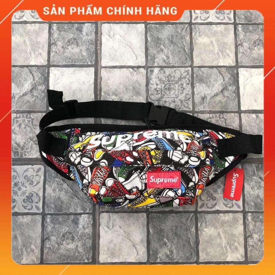 ⚡️(ảnh thật) TÚI ĐEO CHÉO SUPREME - 2021 | Unisex- Bag | Full Color HOT | GIÁ CỰC RẺ