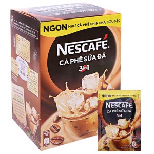 Nescafé 3in1 Cà phê Sữa Đá - 10 gói x 20g