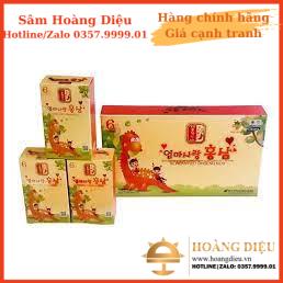 Sâm Hoàng Diệu - Nước hồng sâm Baby khủng Long Pocheon 30 gói x 20ml