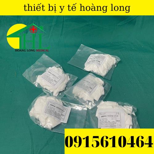 [Bán lẻ gói] Bông tiêm cắt sẵn Bảo Thạch gói 10gr