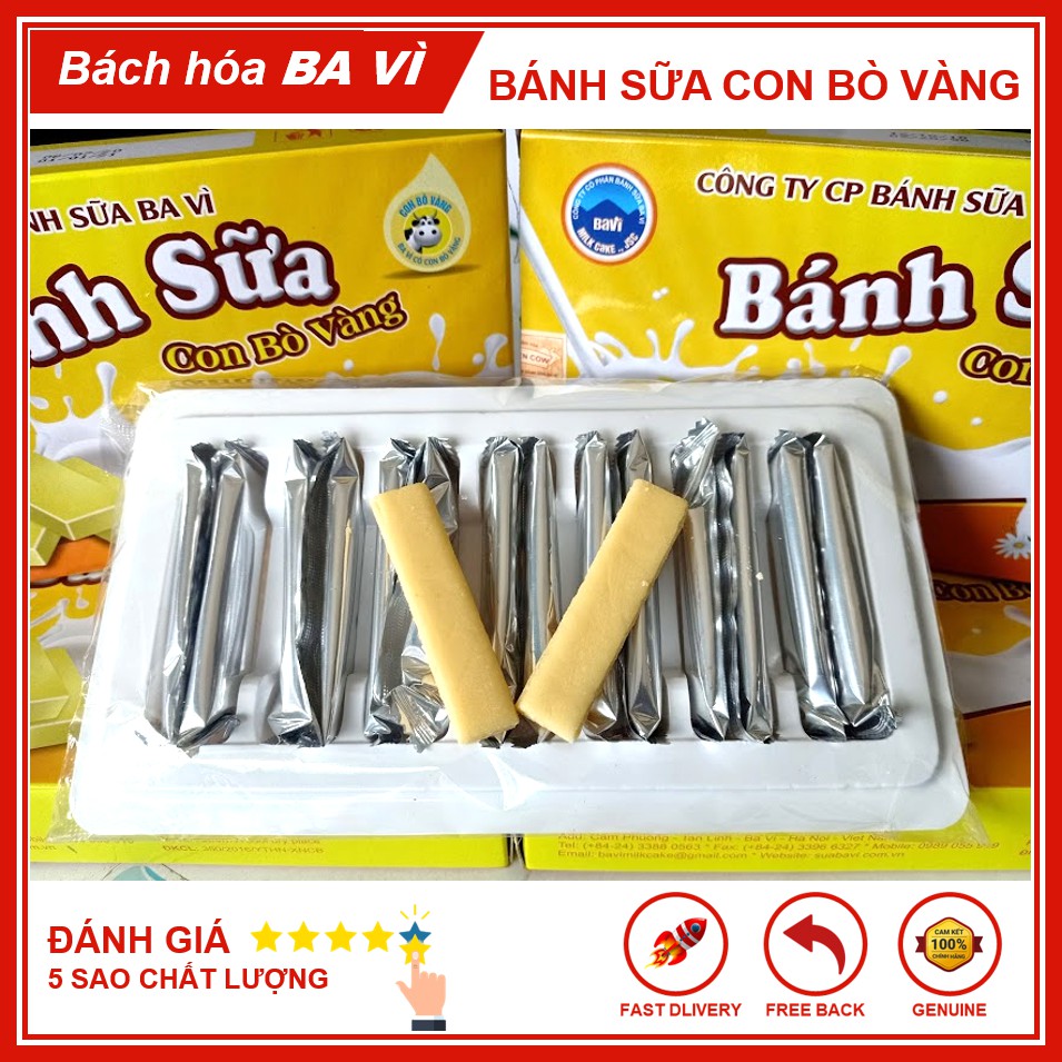Bánh Sữa Truyền Thống Con Bò Vàng Ba Vì 170g