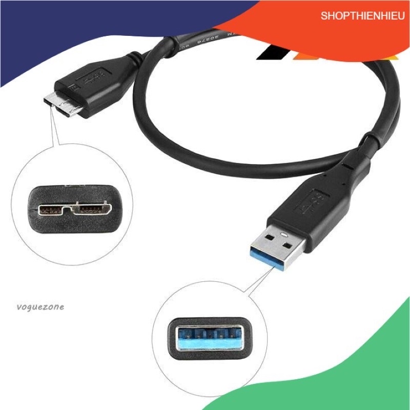 Dây Cáp USB 3.0 Dùng Cho HDD Box zin- Dây Nối USB 3.0 Sang HDD Box. Chiều dài 35cm, 80cm, 1m, 1.2m, 1.5m, 2m.