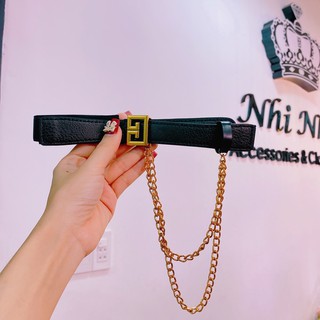 Nịt da kèm xích mẫu mới VTT232