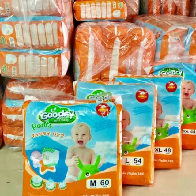 tả quần bao cực đại đủ size M60 miếng (5-12kg), L54 miếng (8-14kg), xl48 miếng(10-17kg), xxl44 miếng(12-20kg)