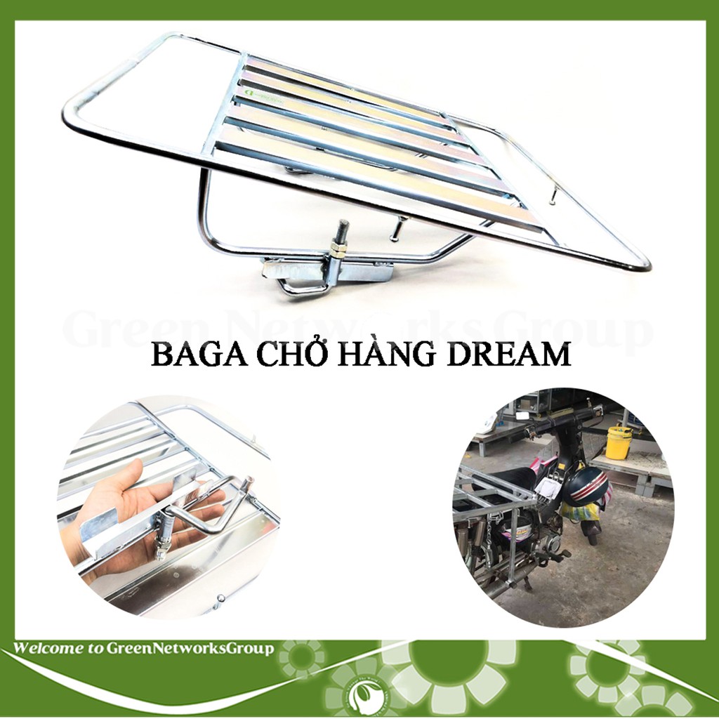 Baga chở hàng đa năng dành cho mọi dòng xe máy Wave Dream Sirius Fu Greennetworks
