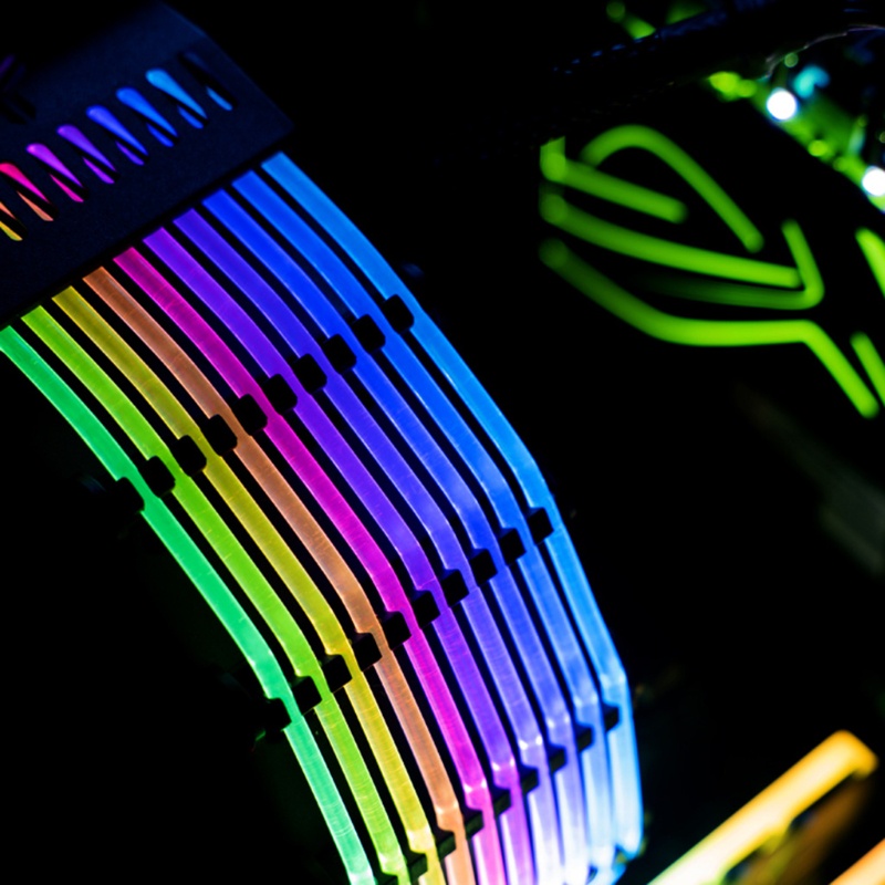 Dây Cáp Nối Dài Đèn 24 Pin RGB PSU Neon Line 5V 3-Pin ARGB