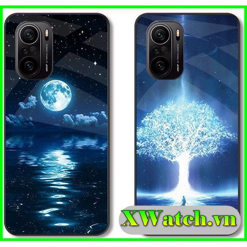 Ốp lưng họa tiết phủ bóng đẹp mắt Redmi K40 / K40 pro Redmi note 10 / Note 10 pro P1