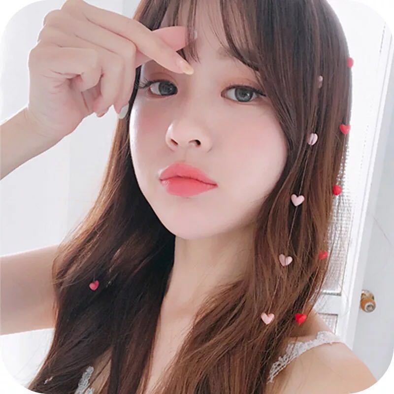 ❤️ Kẹp dây cài tóc đính tim dáng ngắn phong cách Hàn Quốc siêu cute ❤️