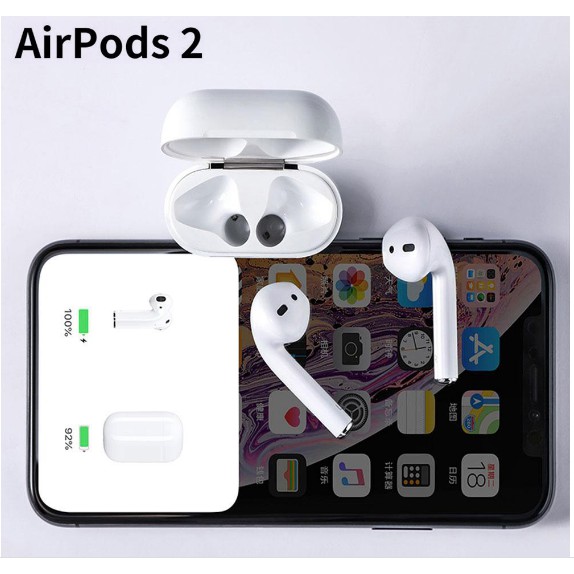 Tai Nghe Không Dây Airpods 2 Check Setting -  Định Vị - Đổi Tên - Sạc Không Dây - Tháo Tai Dừng Nhạc
