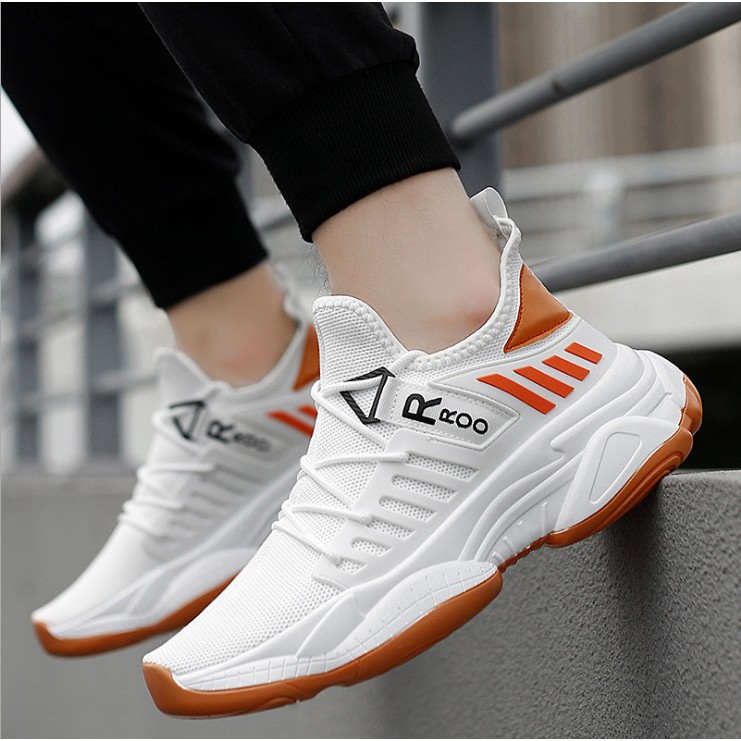 Giày Sneaker Nam Tăng Chiều Cao - Giày Nam Vải Dệt Siêu Thoáng Khí SP -323